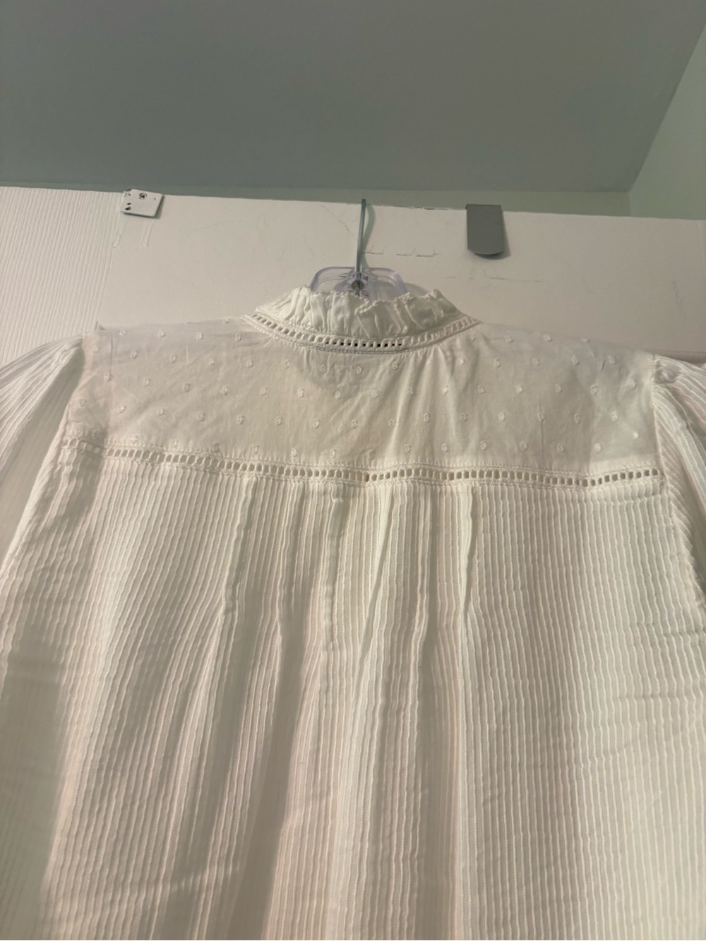 White Women's Long-Sleeve Button Front Shirt - Picture 4 of 5